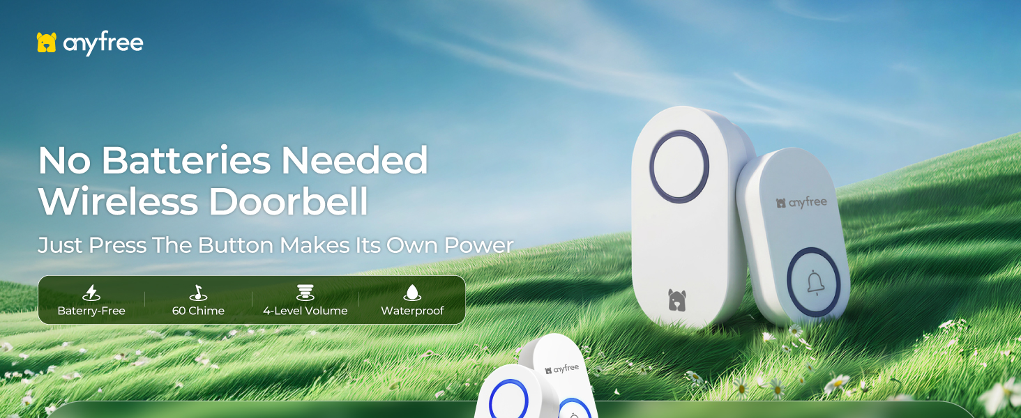 wireless doorbell with chime