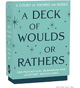 A Court of Thorns and Roses Official Collection: A Deck of Woulds or Rathers | 100 Fantastical Sc...
