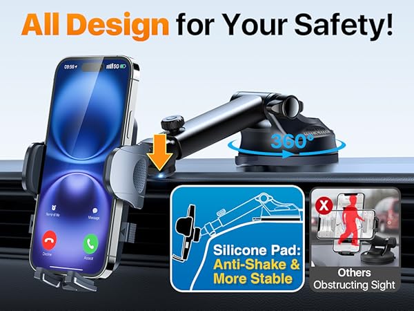 car mount for iphone truck phone mount holder cell phone holder for car