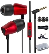 ZXQ A5 Wired Earbuds in-Ear Headphone,Earphones with Microphone, Ear Buds Deep Bass,Sweat Resista...