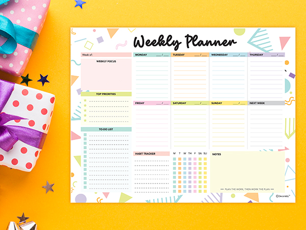 colorful to do list