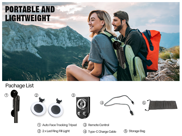 Face tracking tripod