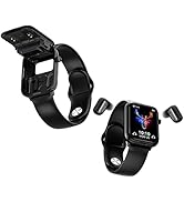 X8 2 in 1 Smart Watch with Earbuds Smartwatch TWS Bluetooth Earphone Health Monitor Sport Watch F...