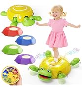 KOKODI Stepping Stones for Kids with Interactive Expression,LED Sensory Toys 4+1 Pcs with Liftabl...
