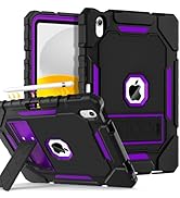 Grifobes Case for iPad 10th Generation 2022(10.9 inch), Heavy Duty Military Grade Shockproof Rugg...