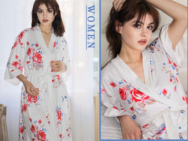 Womens Kimono Bathrobe