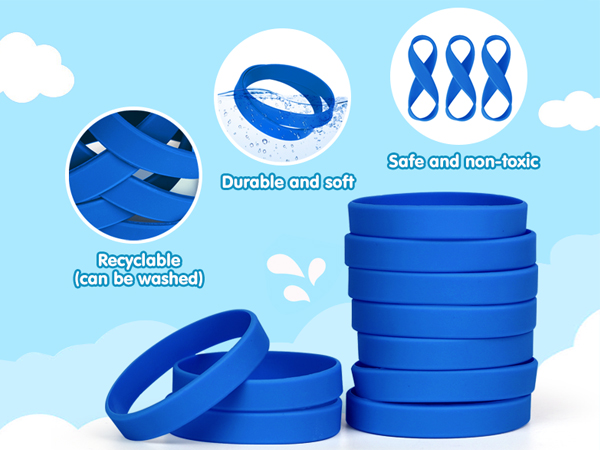 youth silicone rubber bulk wrist bands band for ID bracelets wristbands bracelet kids