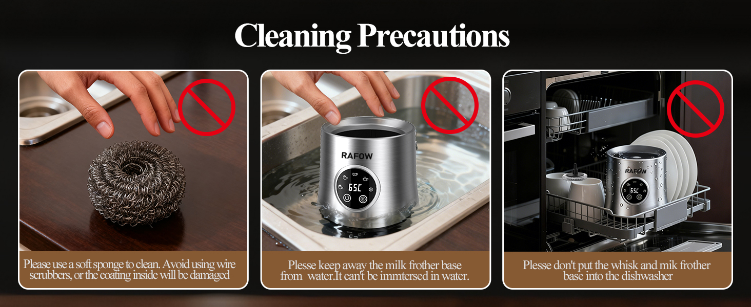 Cleaning Precautions