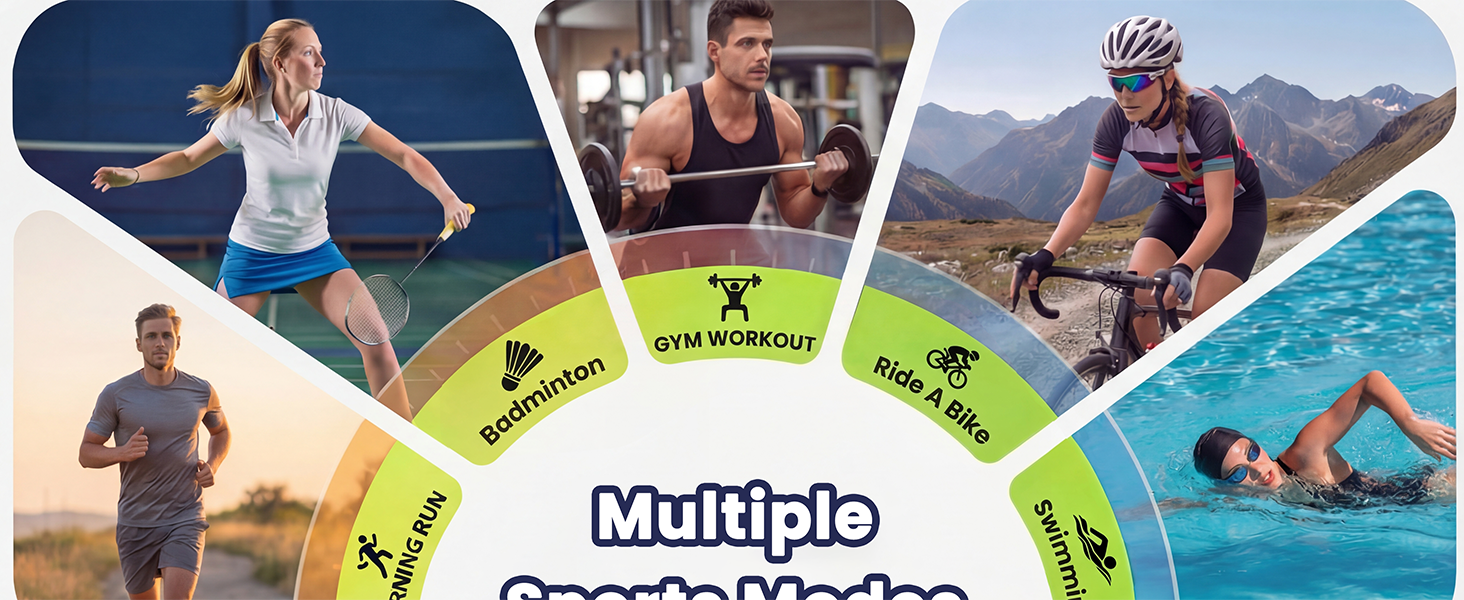 Multiple Sports Modes Smart Watch