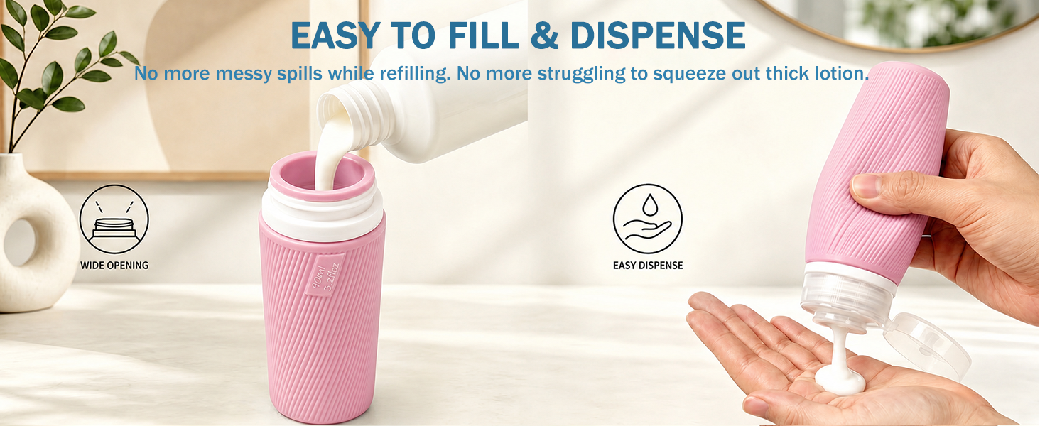 Travel Bottles for Toiletries