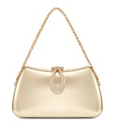 Gold Clutch Purses for Women, Evening Crossbody Bag, Handbag for Party | CHUNLI Fomal Evening Bag...