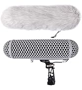 Micolive Microphone Windshield Blimp Windscreen Style Protect Cage and Shock Mount Suspension Sys...