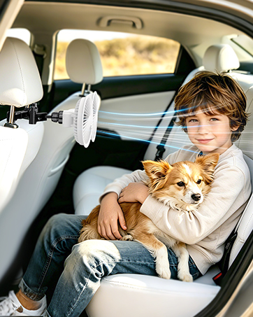backseat fans for car for lids