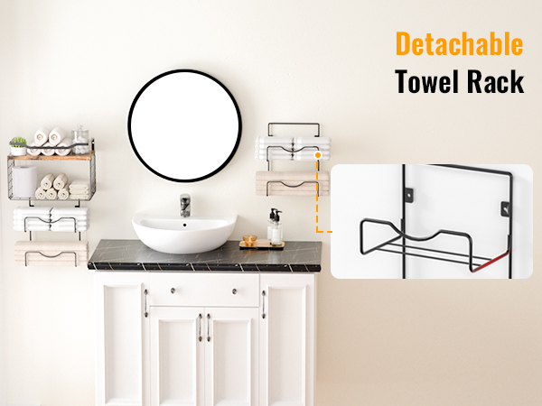 towel rack wall mounted
