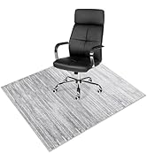 Anidaroel Ombre Office Chair Mat for Hardwood Floor, 48"x60" Under Desk Rug for Rolling Chair, Co...