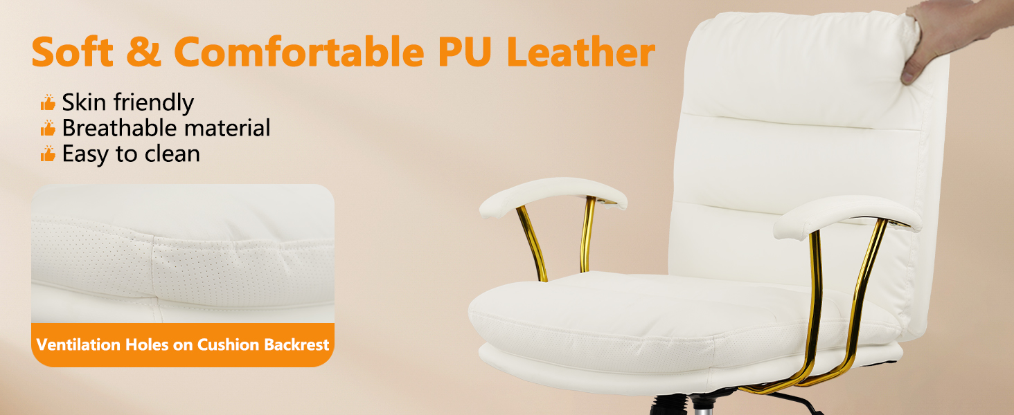 white office chair