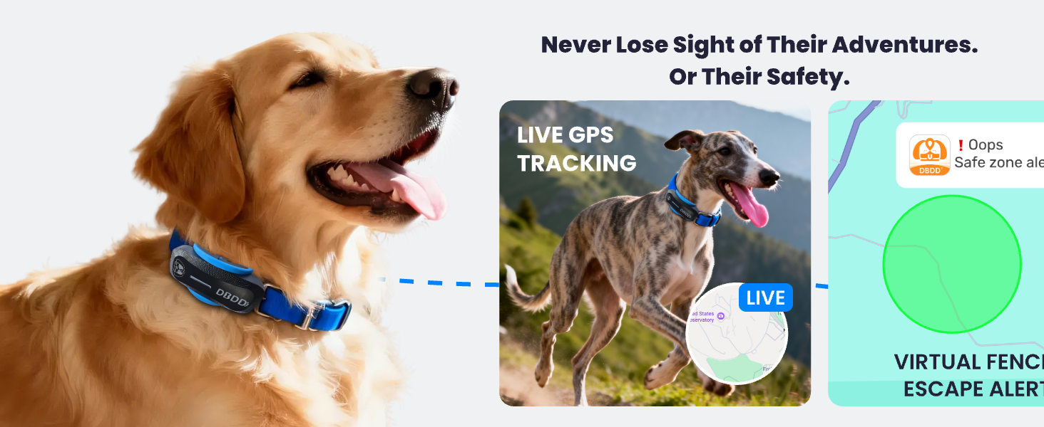 LIVE GPS TRACKING. VIRTUAL FENCE &amp;amp; ESCAPE ALERTS