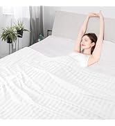 Elegear Revolutionary Cooling Blanket Queen, Absorbs Heat to Keep Body Cool for Night Sweats, Dou...