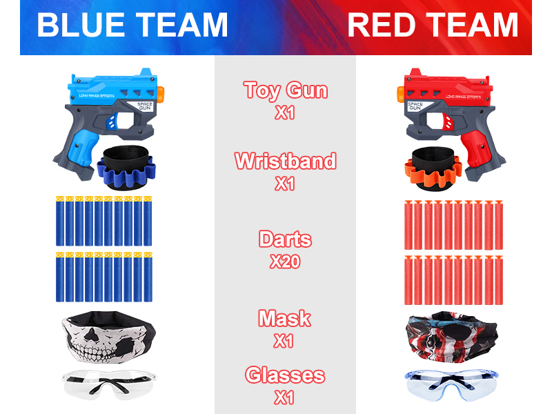 nerf gun sets: What each child will get?