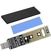 Sintech NVME to USB Adapter USB 3.1 Gen 2 to M.2 NVMe SSD Converter Card 10Gbps PCIe Based M Key ...