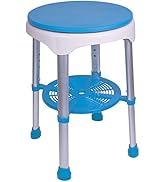 Carex Easy Swivel Shower Stool - Adjustable Rotating Bath Seat and Shower Chair for Elderly with ...