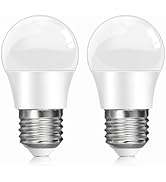 Ddlisu A15 LED Light Bulb 5W, 40W Equivalent, Daylight White 5000K, Desk Lamp Bulbs with E26 Base...