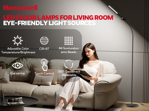 floor lamp for reading,task,living room,bedroom,office