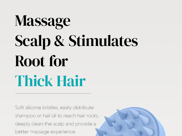 Scalp Massager Scalp Scrubber Shampoo Brush