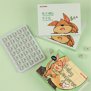 GATERON-Baby Kangaroo 2.0-Switch-Pre Lubed-Tactile-RGB-5 Pin-Mechanical Keyboard