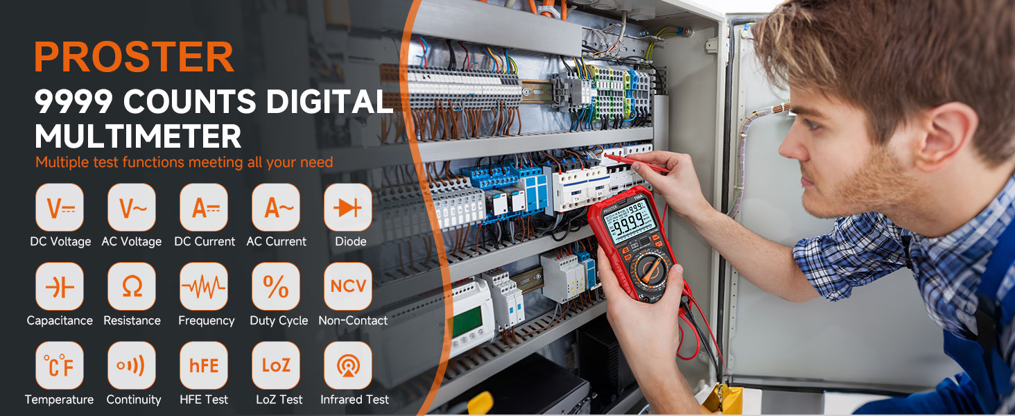 Multimeter 6000 Counts TRMS Auto Range