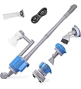 UPETTOOLS Aquarium Gravel Cleaner - Electric Automatic Removable Vacuum Water Changer Sand Algae ...