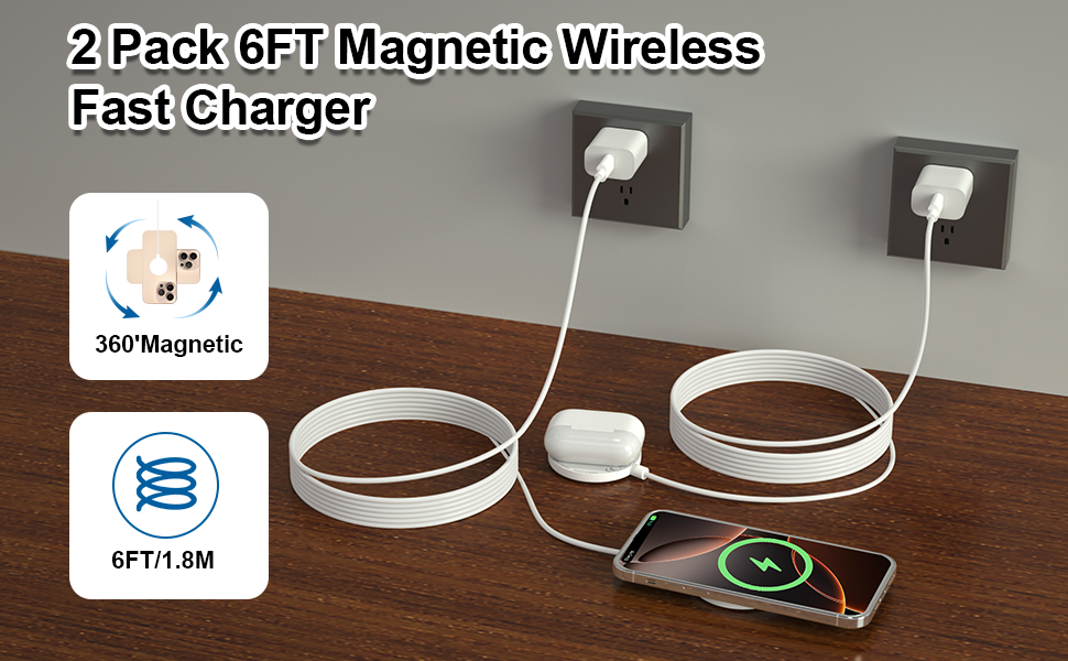 iphone magsafe charger 2 pack