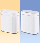ELPHECO Automatic Motion Sensor Trash Can - 2 Gallon Slimline for Bathroom, Bedroom, Kitchen, Off...
