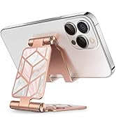 i-Blason Cell Phone Stand, Foldable Adjustable Phone Mount Holder, Compatible with iPhone 14/iPho...