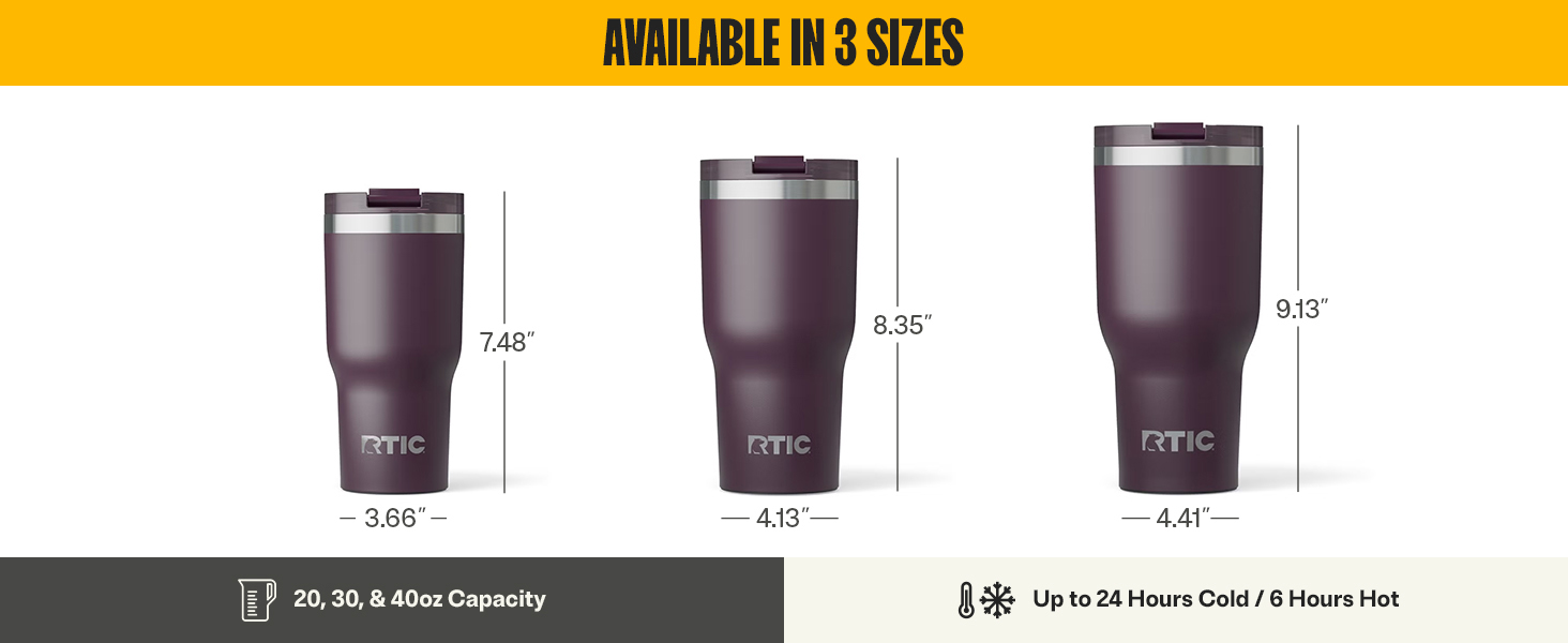 RTIC 40oz Essential Tumblers