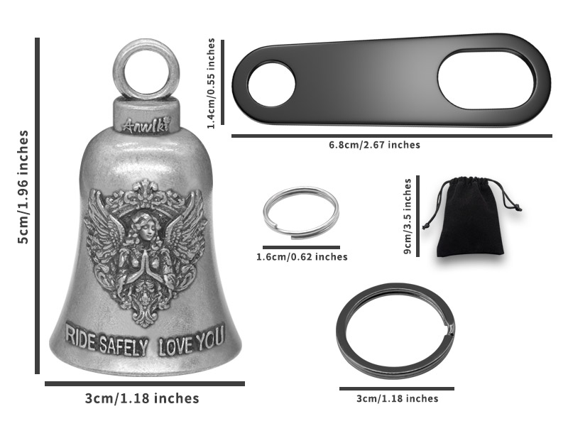 guardian angel motorcycle guardian luck bell-?2