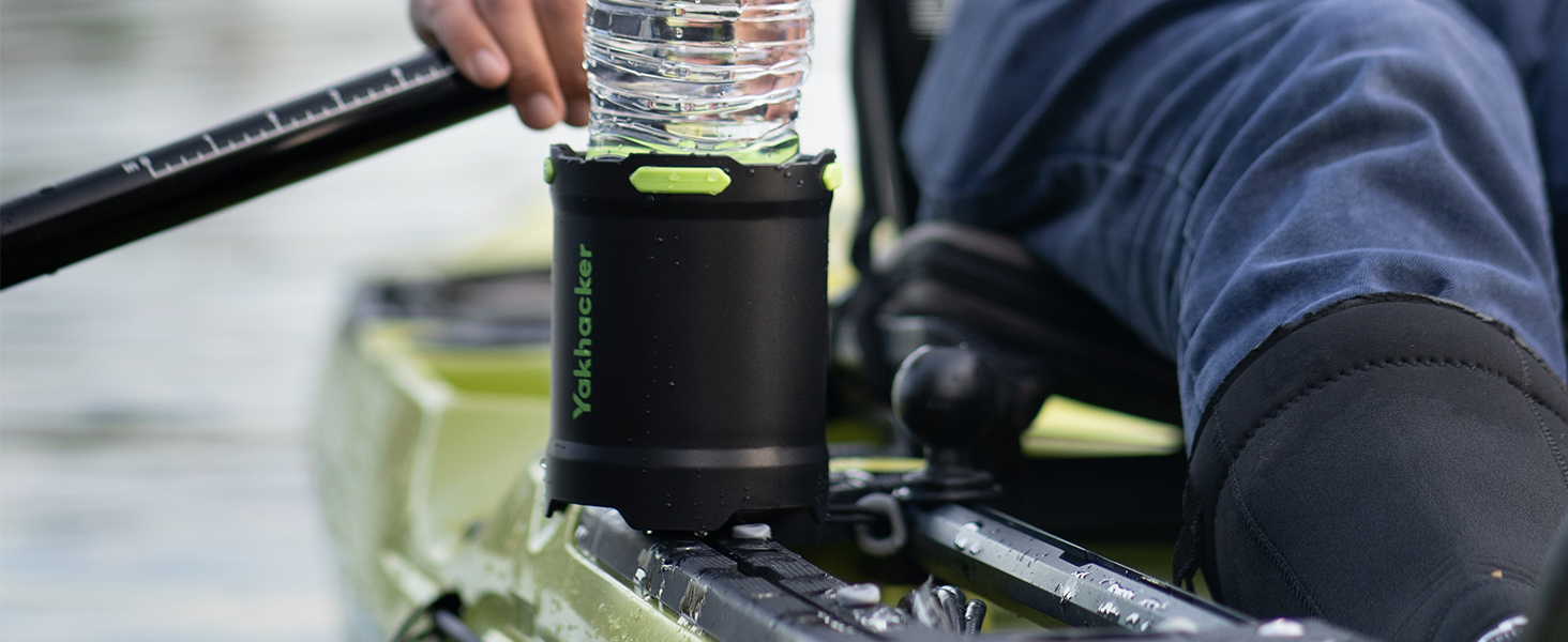 Kayak Cup Holder with Rubber Tab