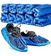 Shoe Covers - Boot Covers Plastic Disposable Waterproof Shoe Covers for Men and Women Fits All Si...