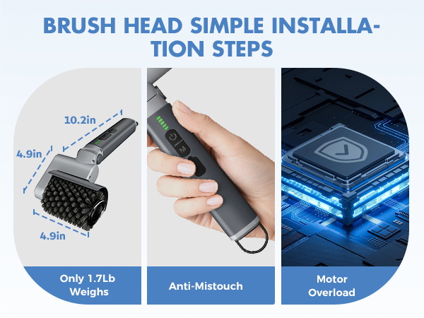 Electric Grill Brush 10