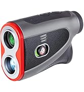 Golf Rangefinder with Slope - 1200 Yards Range Finder with Flag Pole Locking Vibration and 7X Mag...