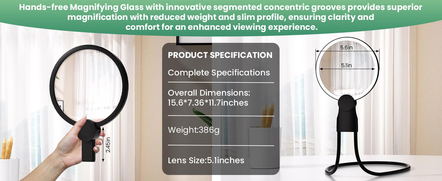 Reading Magnifier for Seniors