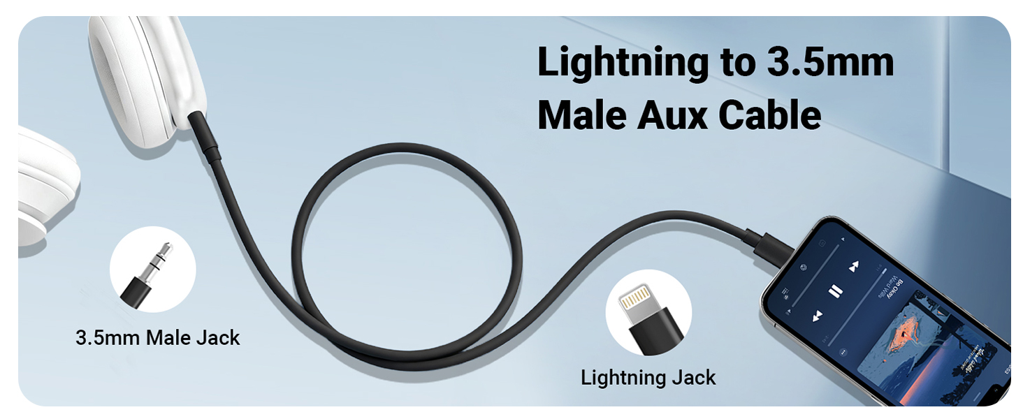 aux to lightning cable