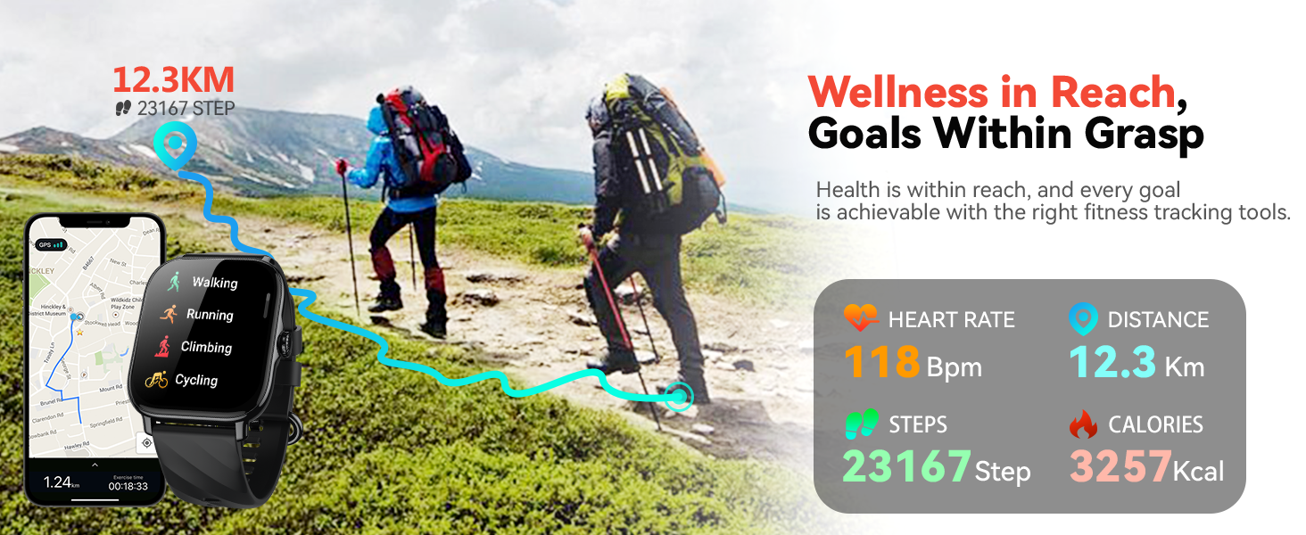 7/24 all day long activity tracker