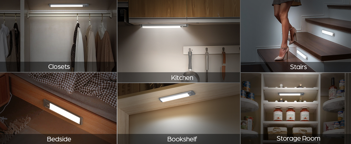 push lights stick on for closet