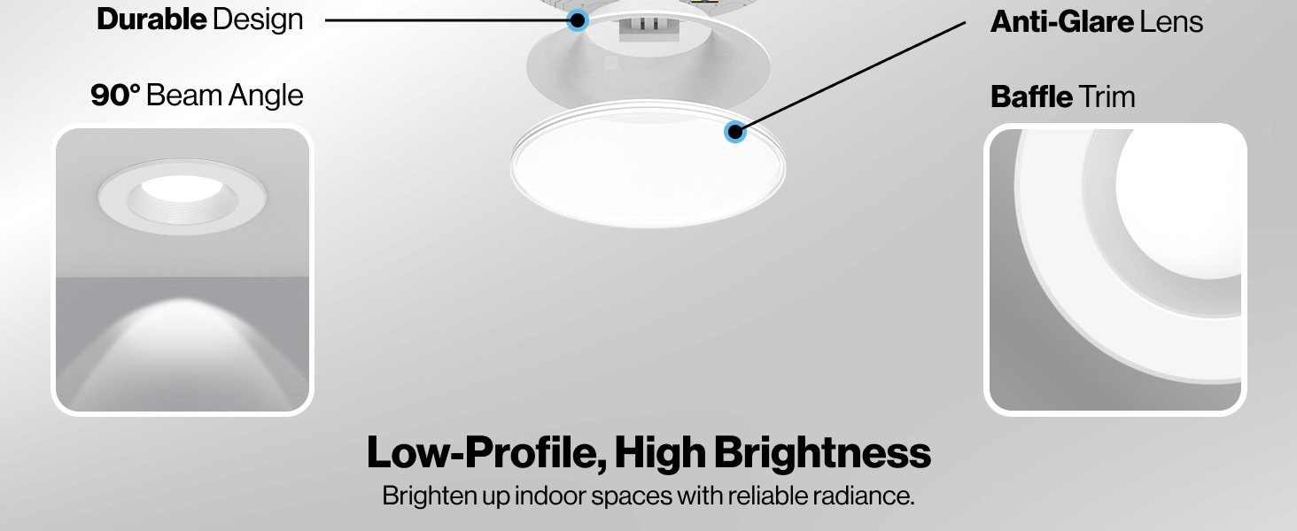 Low profile, High Brightness