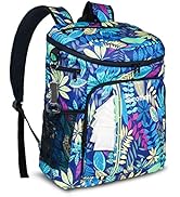 Scothen Cooler Backpack with 12 Ice Packs - Keeps 54 Cans Cold for Up to 24 Hours - Waterproof &amp; ...