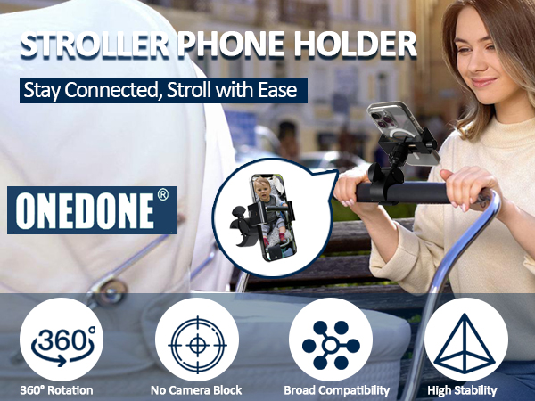 phone holder for baby stroller