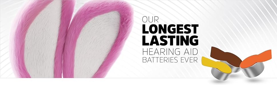 Image shows Energizer’s longest lasting hearing aid batteries ever