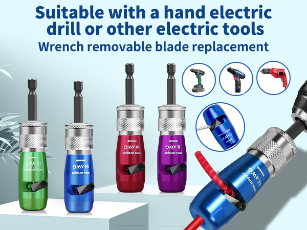 wire stripper for drill