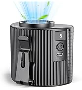 Koonie Portable Waist Fan with 5 Speeds, 11000RPM Strong Airflow, Personal Cool Clip Fan with 21H...
